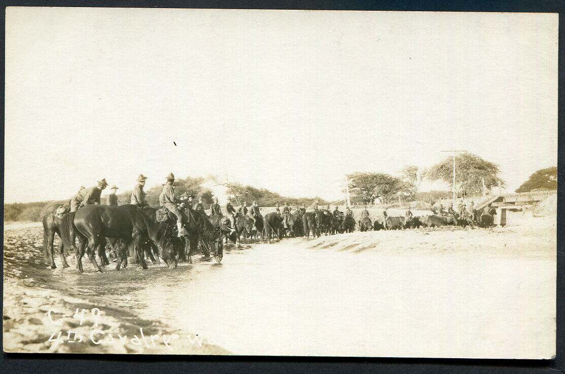 4th Cavalry Watering Horses 1914 Manuevers 001.jpg