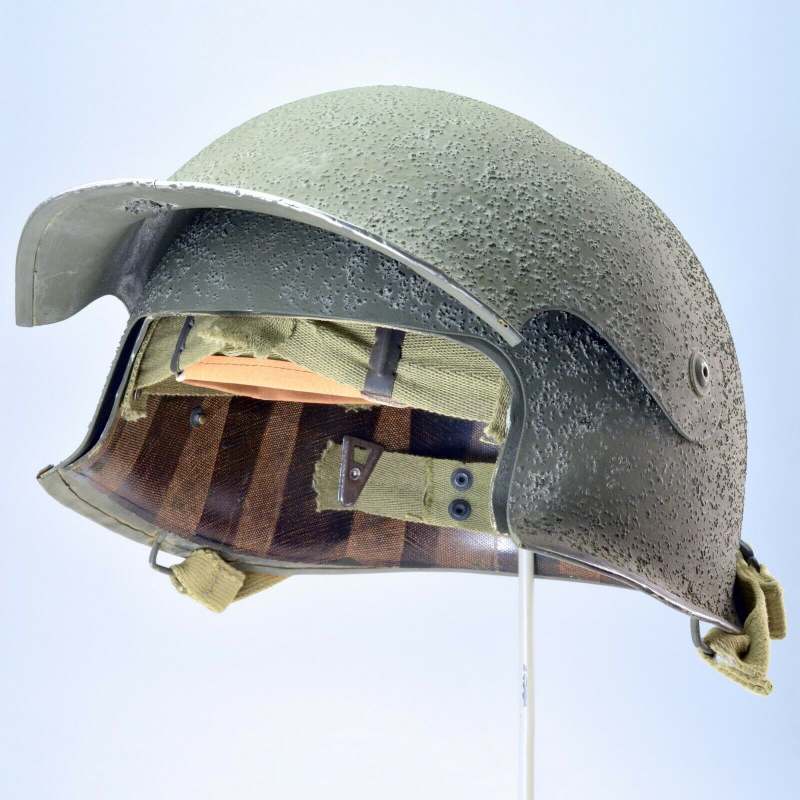 USMC ダブルフェイス Original WWII Named USMC Trench Art Japanese Tetsubo Combat