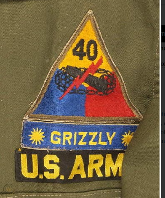 Armored Patches Worn On Chest - Page 19 - ARMY AND USAAF