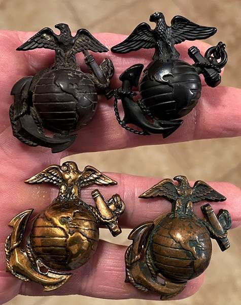 Help With 4 WWII EGA's - MARINE CORPS EGA DISCUSSION - U.S. Militaria Forum