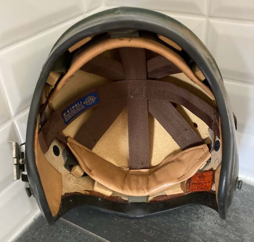 US Navy Gentex H4 helmet + liner FLYING HELMETS AND ACCESSORIES U
