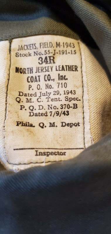 Is this M-43 field jacket original to WWII ? - UNIFORMS