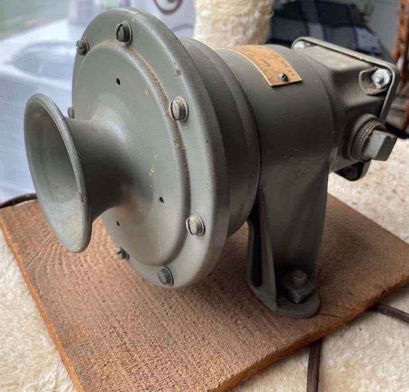 WW2 Submarine klaxon Type H9 MISC MILITARIA U.S. Militaria Forum