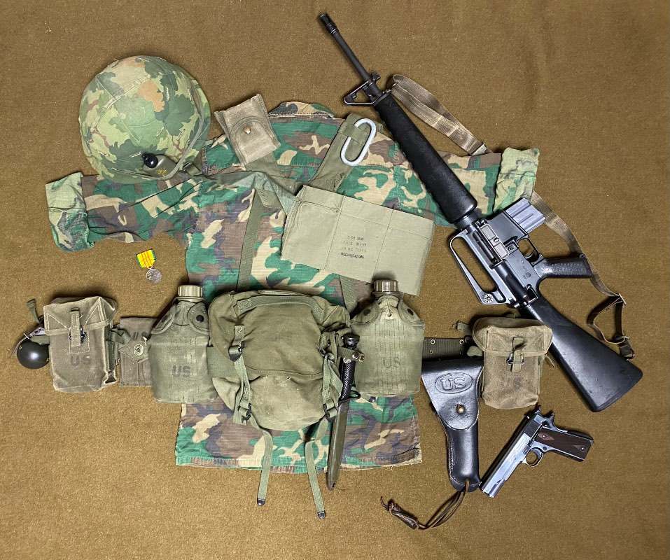 Vietnam Field Gear Setup FIELD & PERSONAL GEAR SECTION U.S