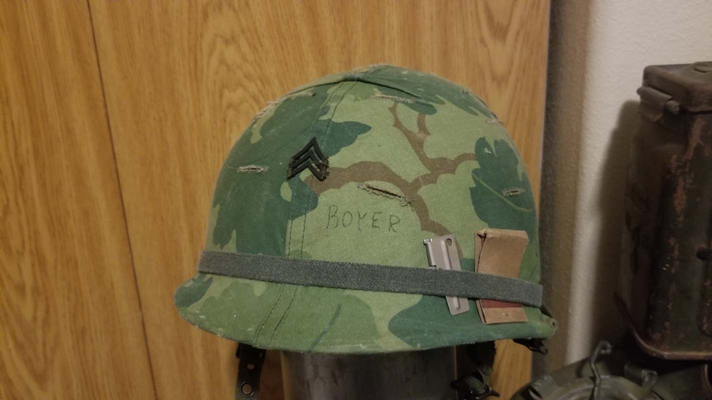 Personalized Vietnam Helmet Cover M1; M1C & M2 HELMETS U.S