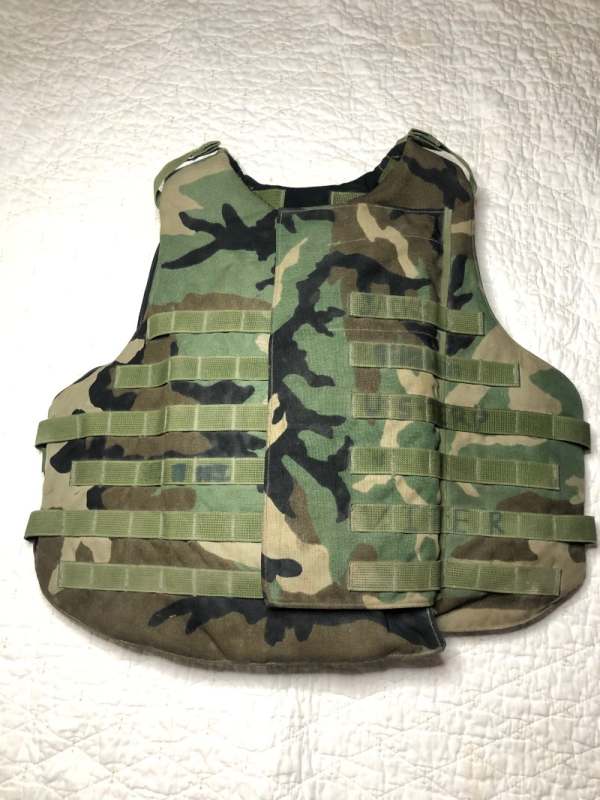 2000 dated woodland Point Blank OTV - BODY ARMOR - U.S. Militaria