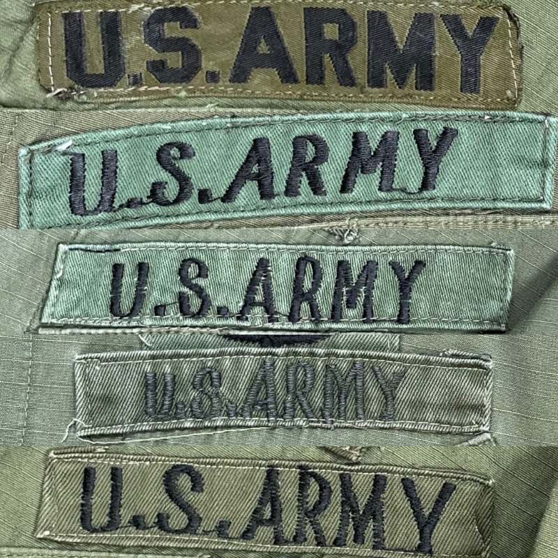 What Years Were The Different Styles Of Fatigue Shirt Name Tape