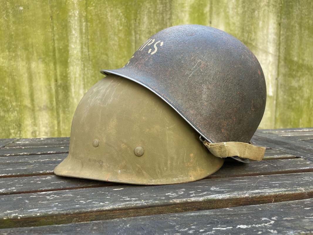 WWII EARLY M1 HELMET - 