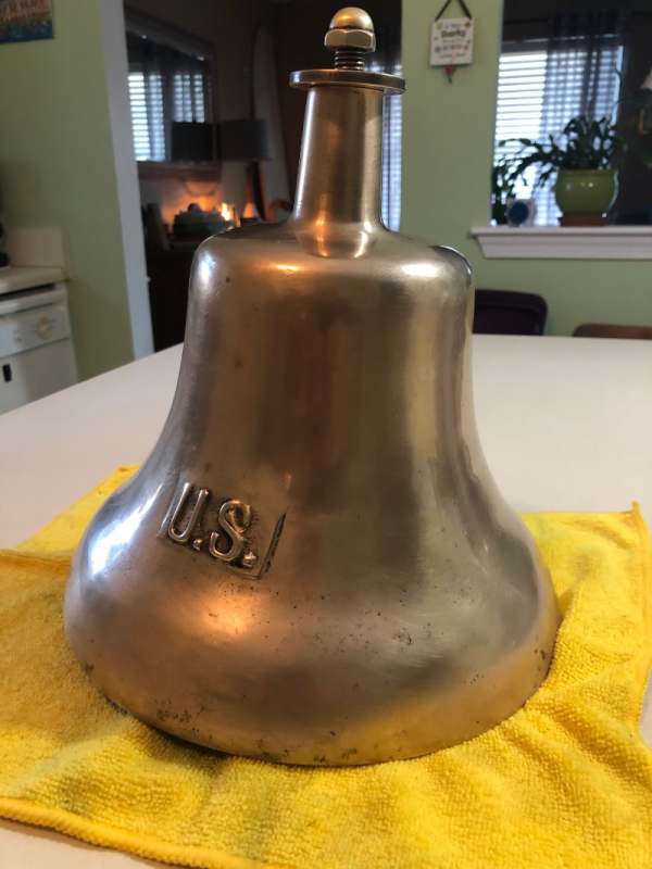 us navy ship bell - Wells Reclamation