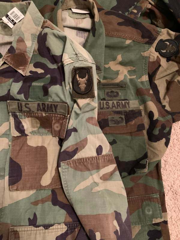 Rare Genuine African DRC Congo Amoeba Woodland Camo BDU