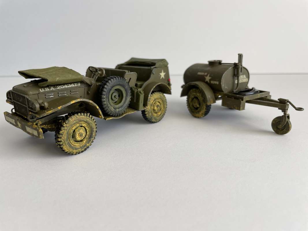 Max Peerless Dodge Command Car And Water Tank Trailer MODELING U S max-peerless-dodge-command-car-and-water-tank-trailer-modeling-u-s