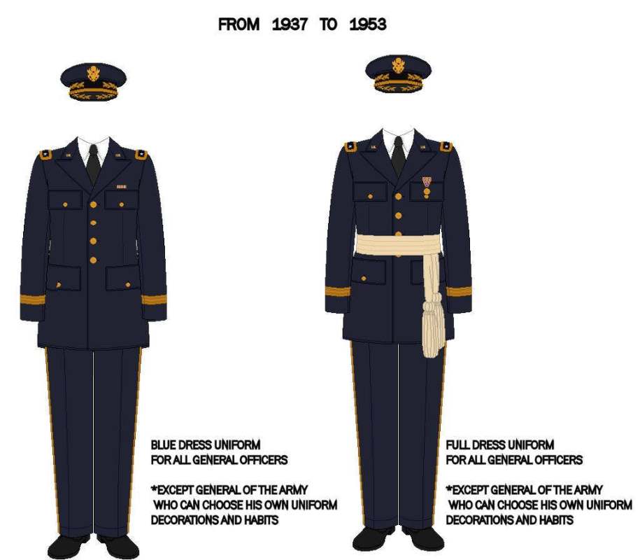 1953-02-09-Four Versions of proposed Army Dress Blue Unifo…