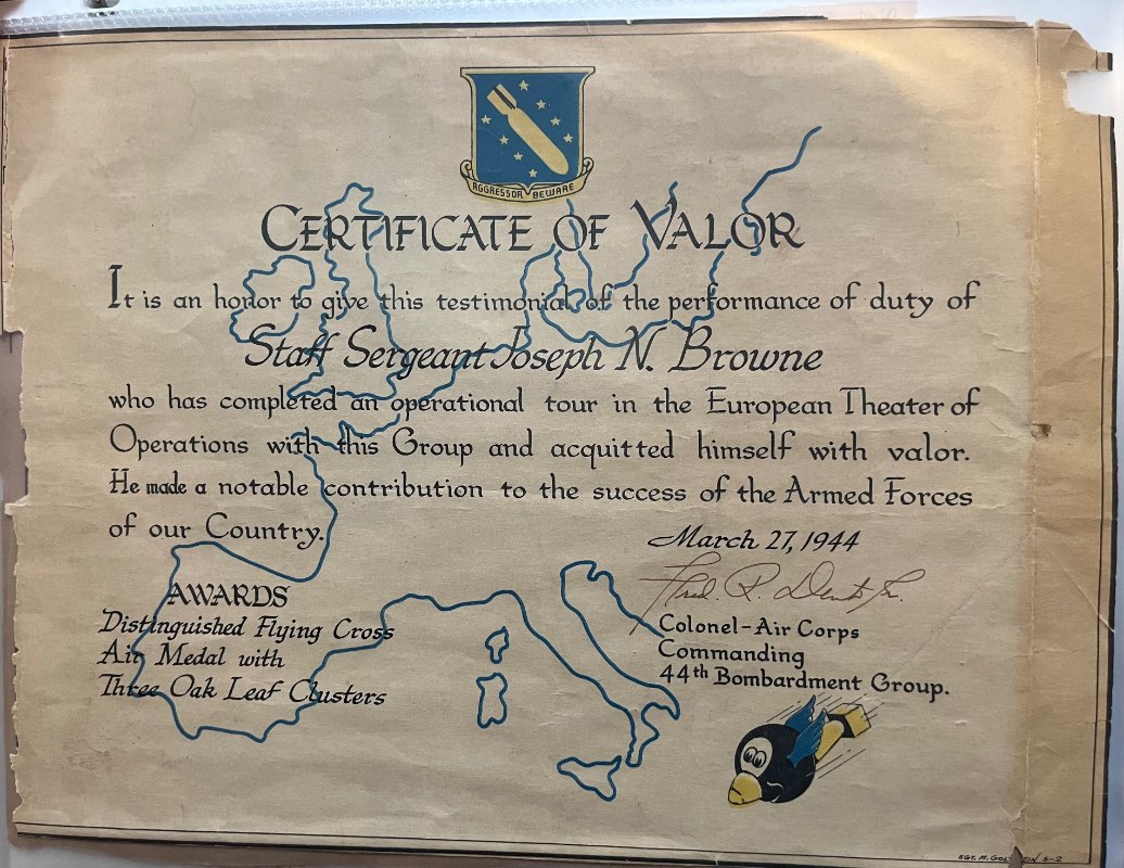 Lucky Bastard Club Certificates Page 3 WING BADGES U.S. Militaria