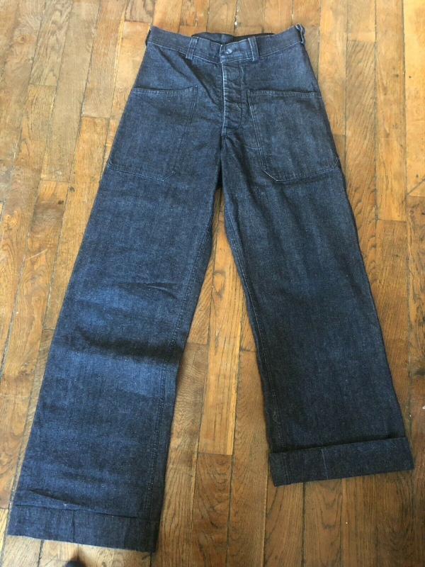 パンツ 40s USN salvage pants overall US.NAVY 40s WW2 US Navy Denim Pants 🐟 This pair of usn denim is in