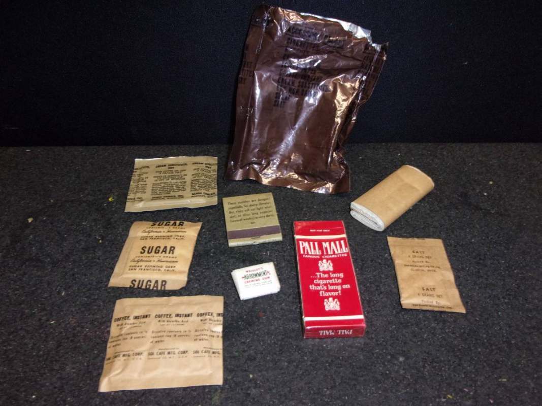 cigarettes in military rations Ww2 military cigarettes packs - MISC MILITARIA