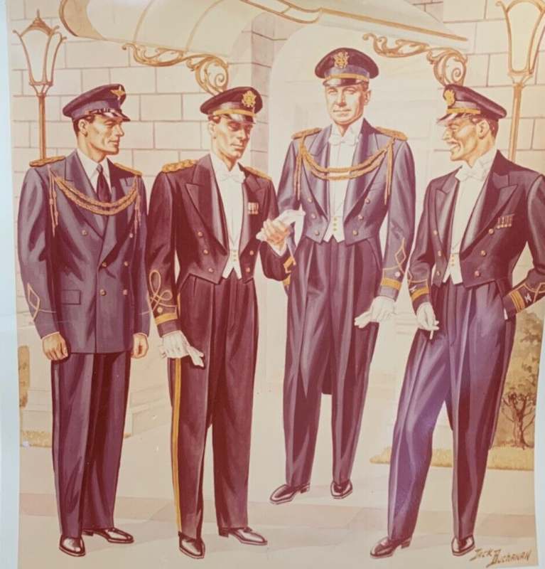 Anyone have a picture of the visor cap worn with the Army's Special Evening  Dress uniform (1952-1960)? - ARMY DRESS UNIFORMS - U.S. Militaria Forum