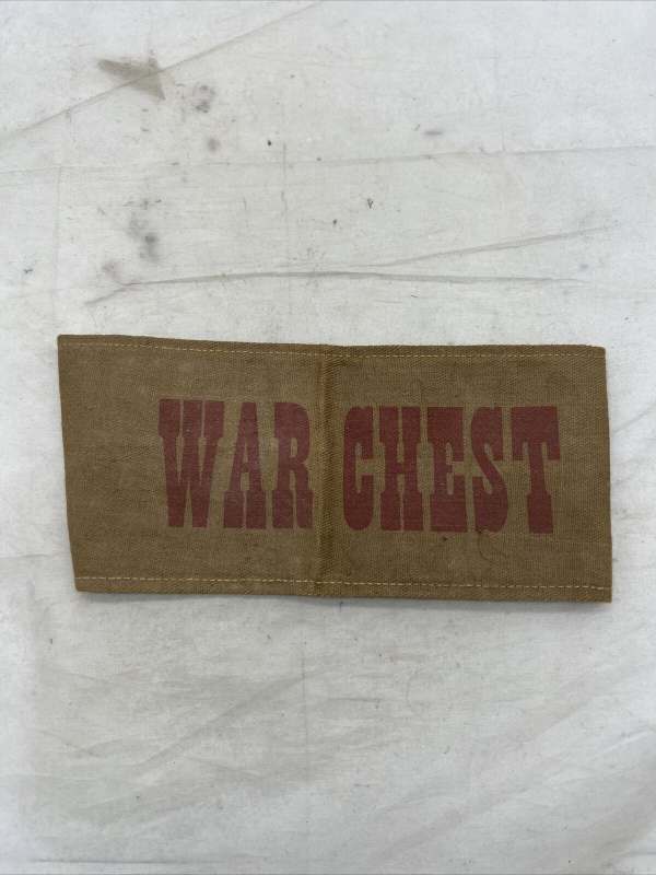War Chest Brassard (19171919) WORLD WAR ONE, RUSSIAN INTERVENTION