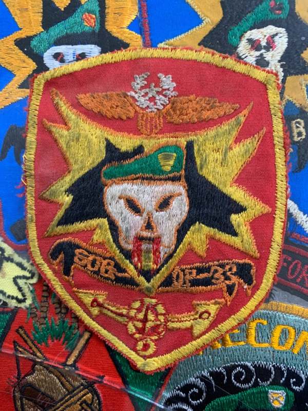 MACV SOG OP-33 Black Psyops Vietnam Patch - ARMY AND USAAF