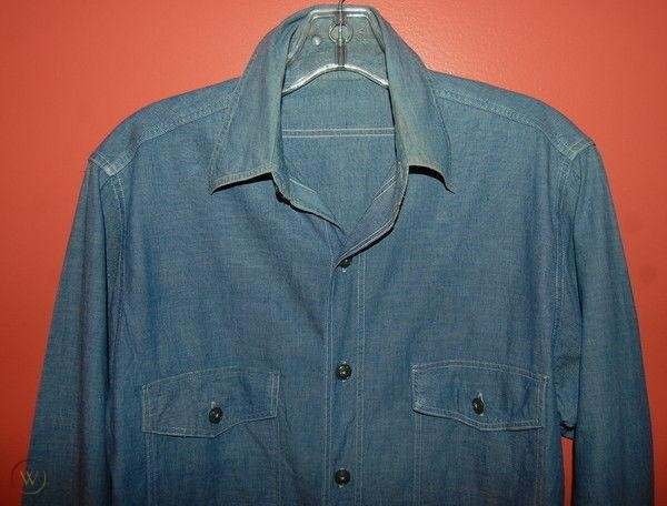 トップス DENIM DUNGAREE/Sheeting Remake Shirt 02 DENIM DUNGAREE/Sheeting Remake Shirt 02