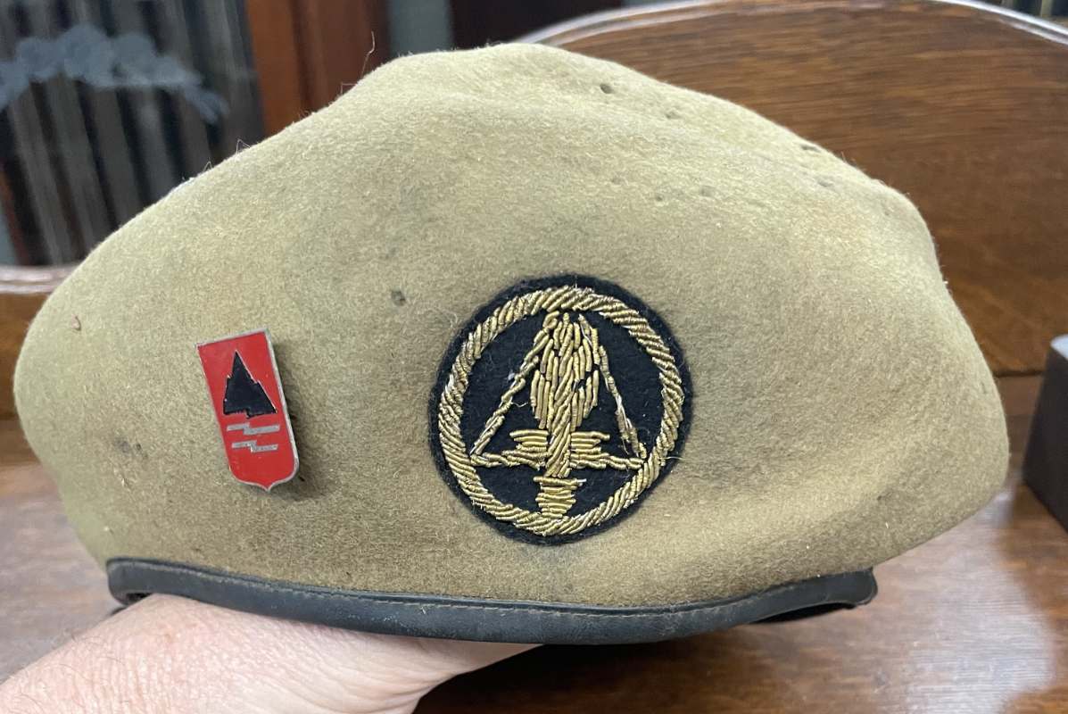 Beret found in box of Vietnam veterans items. Looking to identify it ...