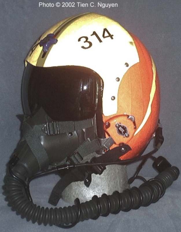 Casque de vol acrobatique HGU-33 Thunderbirds V.2 USAF Squadron