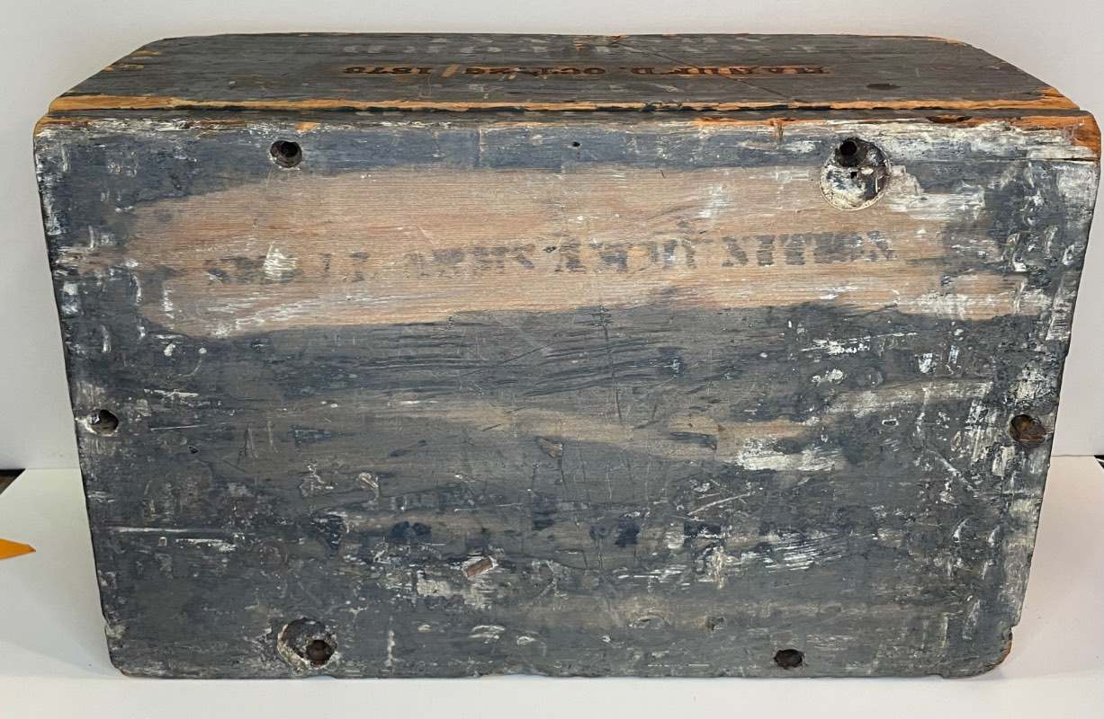 1878 FRANKFORD ARSENAL .45 CRATE - (1866-1890) PLAINS INDIAN WARS ...