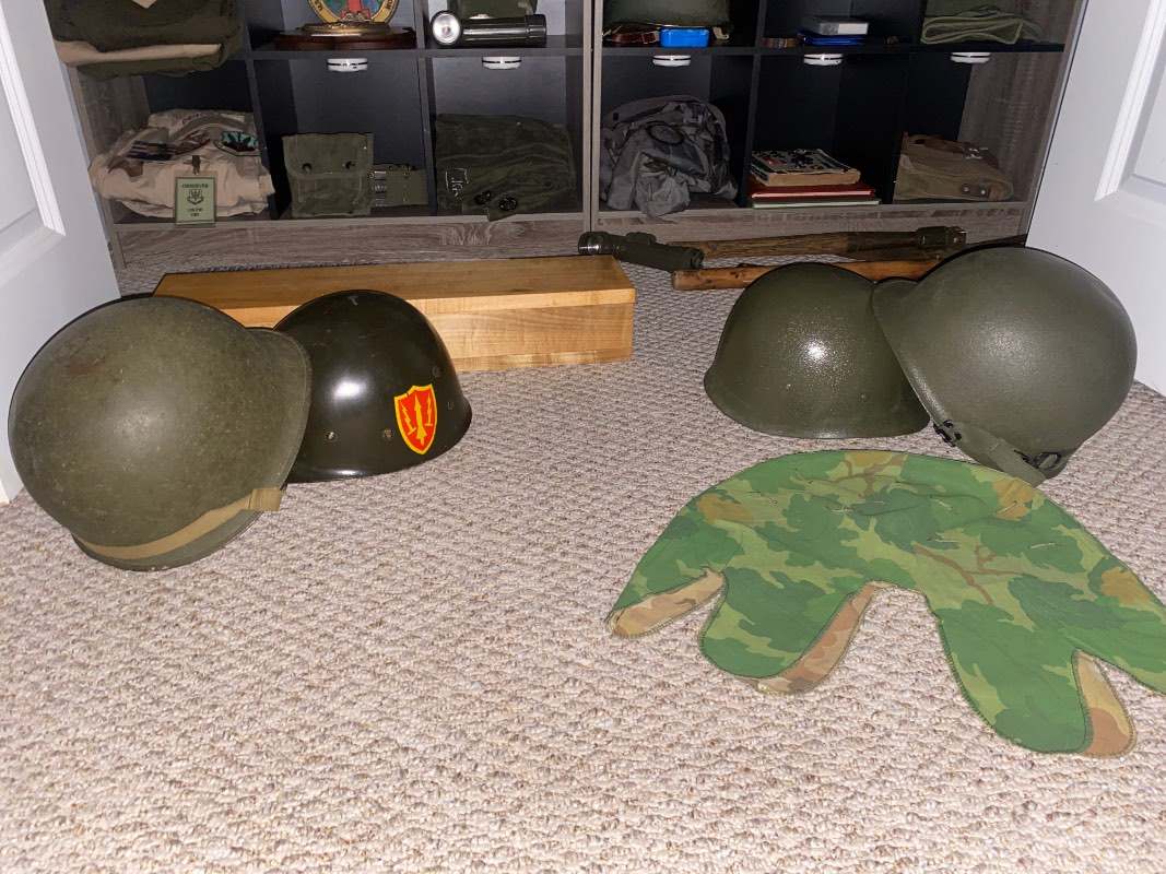 My small M1 collection - M-1; M-1C & M-2 HELMETS - U.S. Militaria Forum