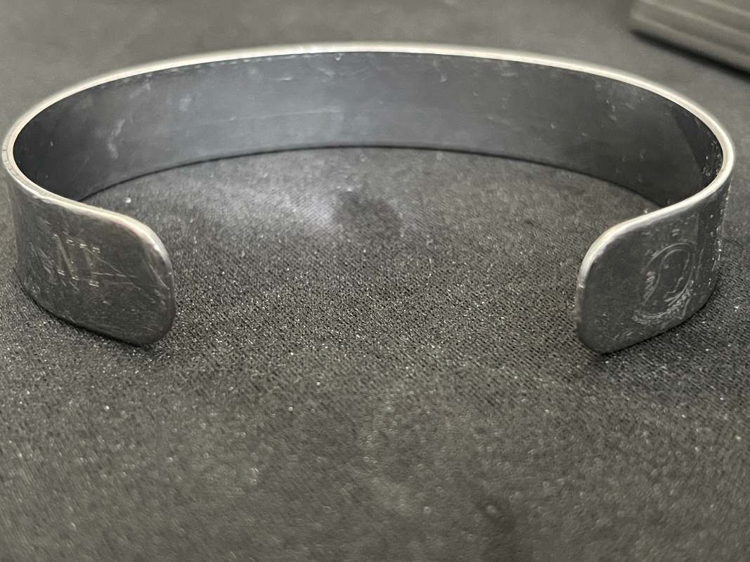 Original Vintage 1970's POW Bracelet Nickel Silver LT COL