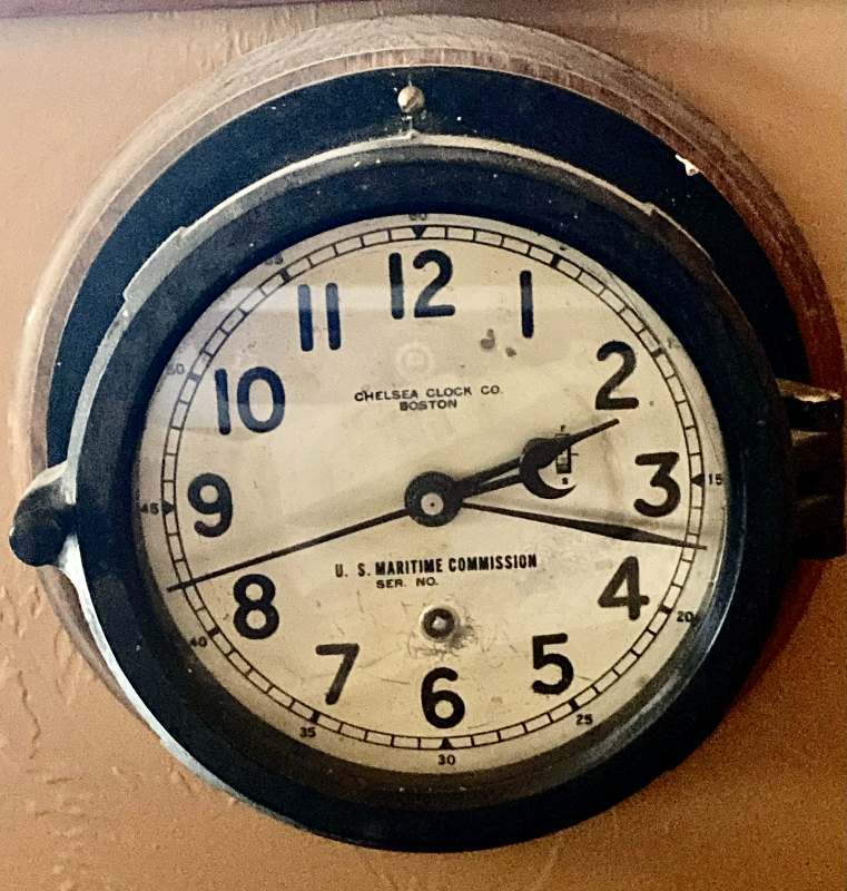US Maritime commission Deck Clocks - NAVAL SEA SERVICE GEAR