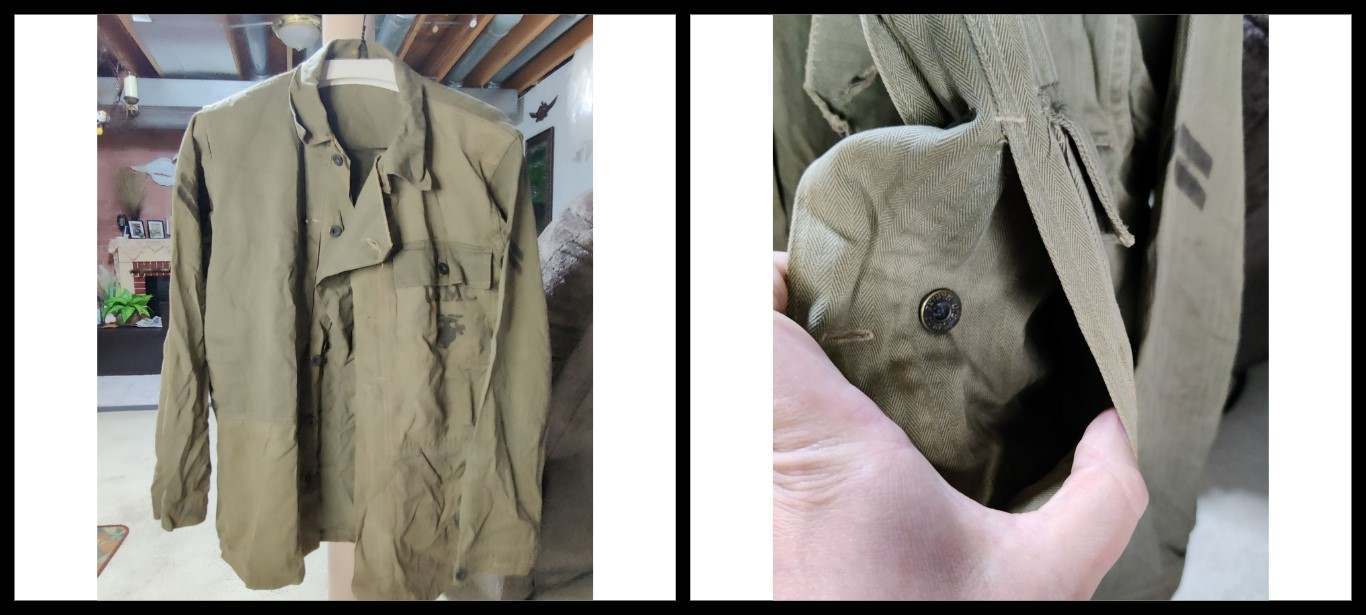 WW2 USMC HBT P44 Named UNIFORMS U.S. Militaria Forum