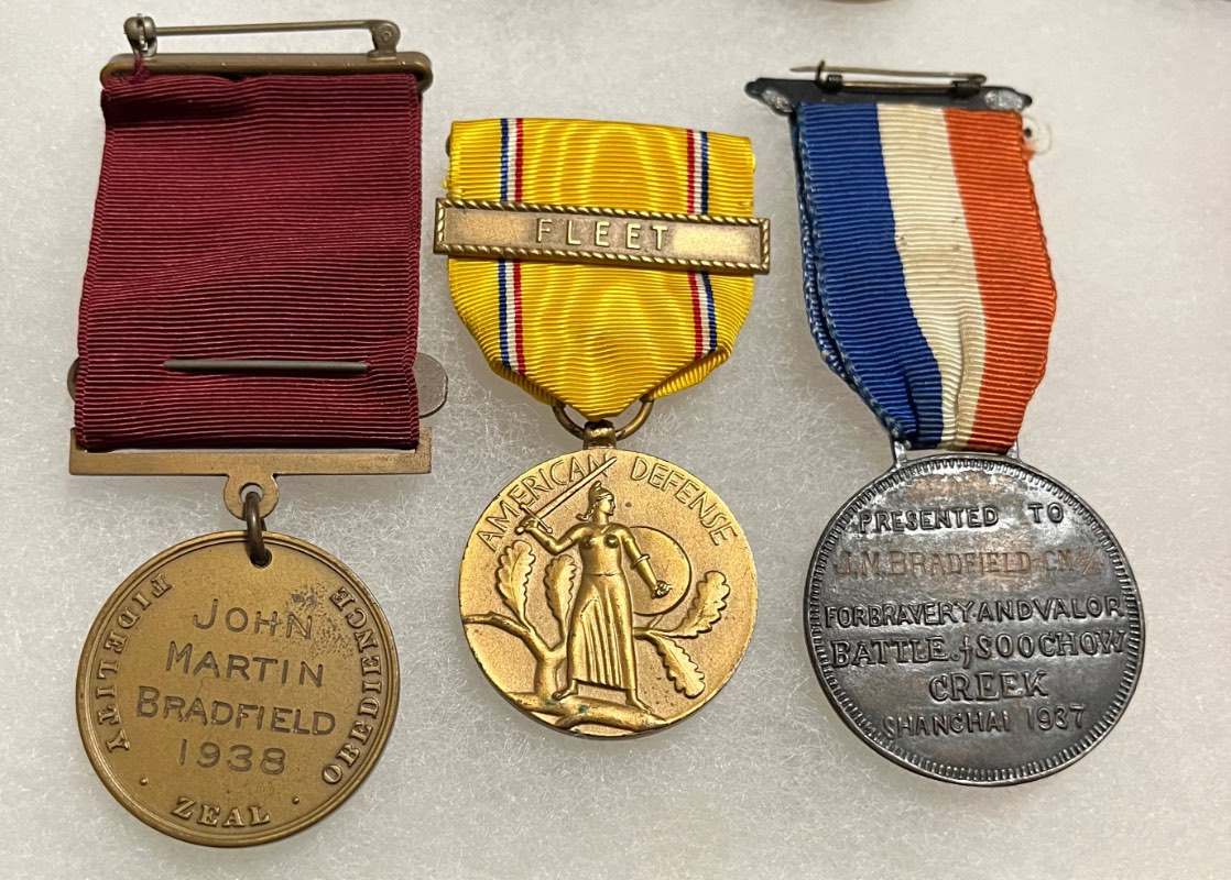 NEIGHBORHOOD MEDAL SH LS . CO L ホワイト 24SS NEIGHBORHOOD