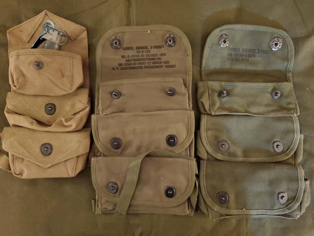 CARRIER GRENADE 3-POCKETS - 74-C-123 - FIELD & PERSONAL GEAR