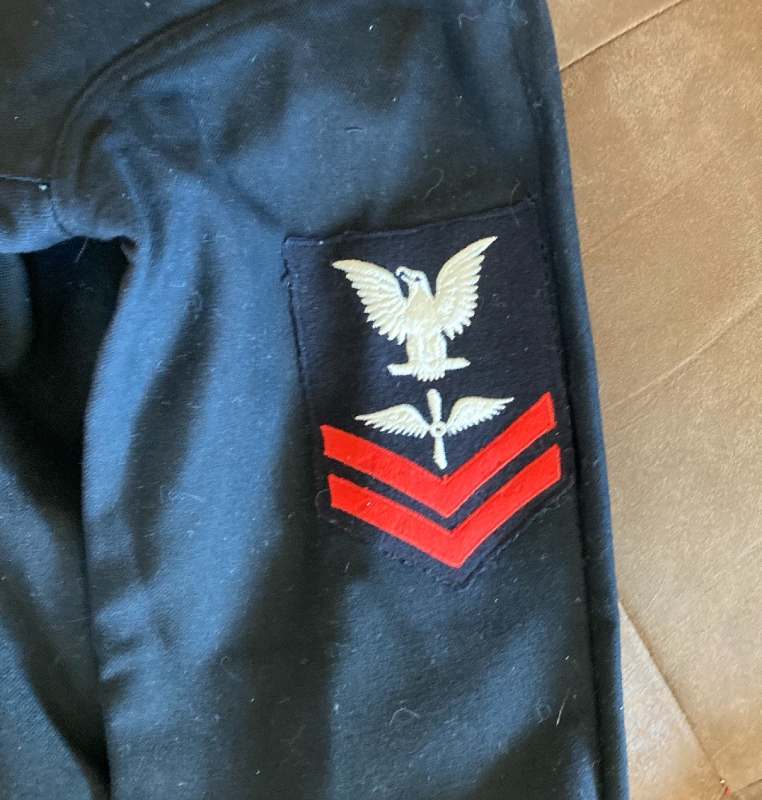 Navy Blue Jumper, inside embroidery and "Liberty Cuffs" - Era? - NAVAL & SEA SERVICE UNIFORMS - U.S. Militaria Forum Navy Blue Jumper, inside embroidery and "Liberty Cuffs" - Era? - NAVAL & SEA SERVICE UNIFORMS - U.S. Militaria Forum