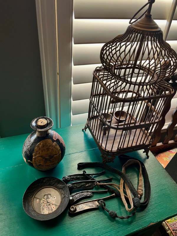 Old Navy Knick Knacks Chinese Bosun Pipes & Yokohama 1908 Keepsake