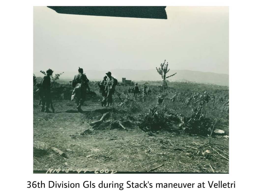 Battlefield sketch of the 36th Division at Anzio - EPHEMERA