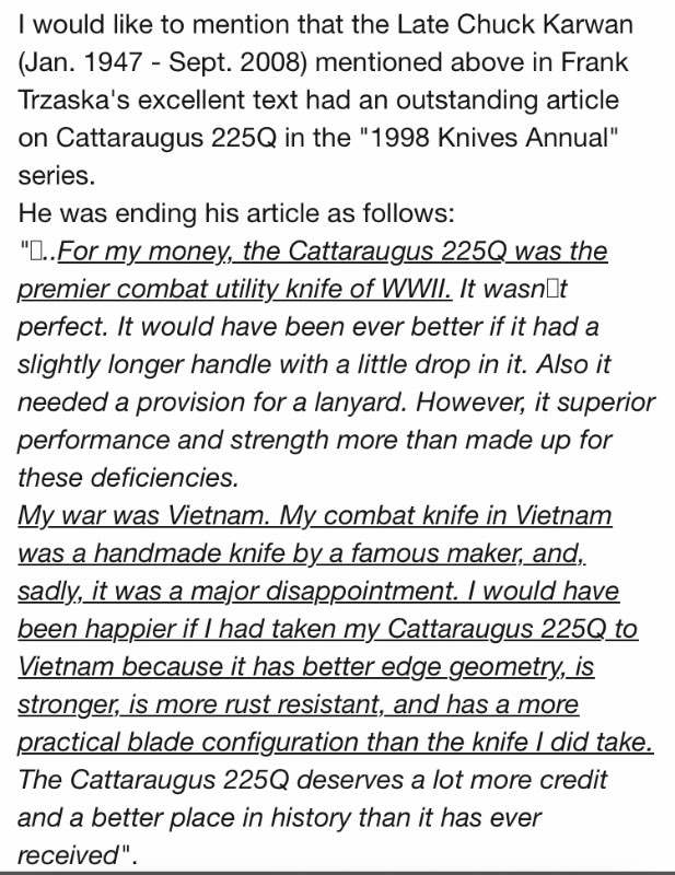 Cattaraugus 225Q EDGED WEAPONS U S Militaria Forum cattaraugus-225q-edged-weapons-u-s-militaria-forum