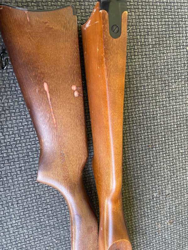 Can anyone ID these wood rifle stocks? - RIFLES - U.S. Can anyone ID these wood rifle stocks? - RIFLES - U.S.