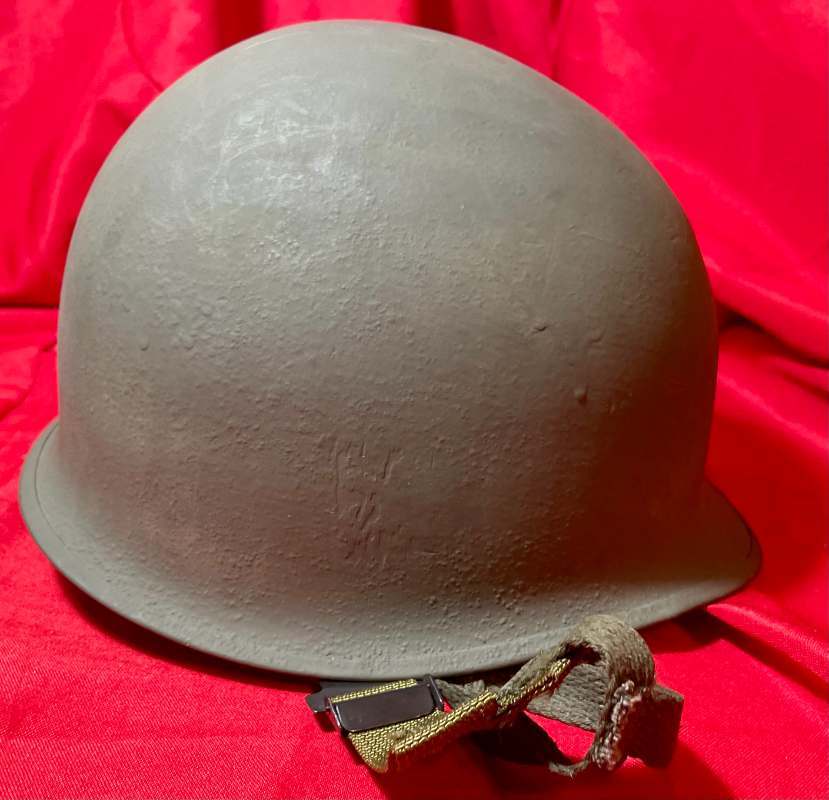 M1 Helmet, no stamp or markings - M-1; M-1C & M-2 HELMETS - U.S.