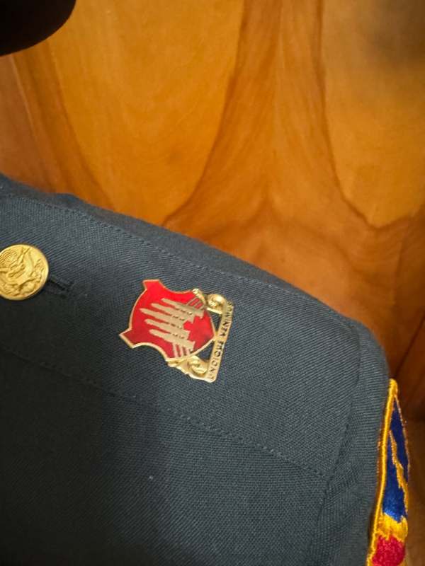 women navy blue dress RIFLE UNQ'D BADGE – Blue Falcon Awards main image 1