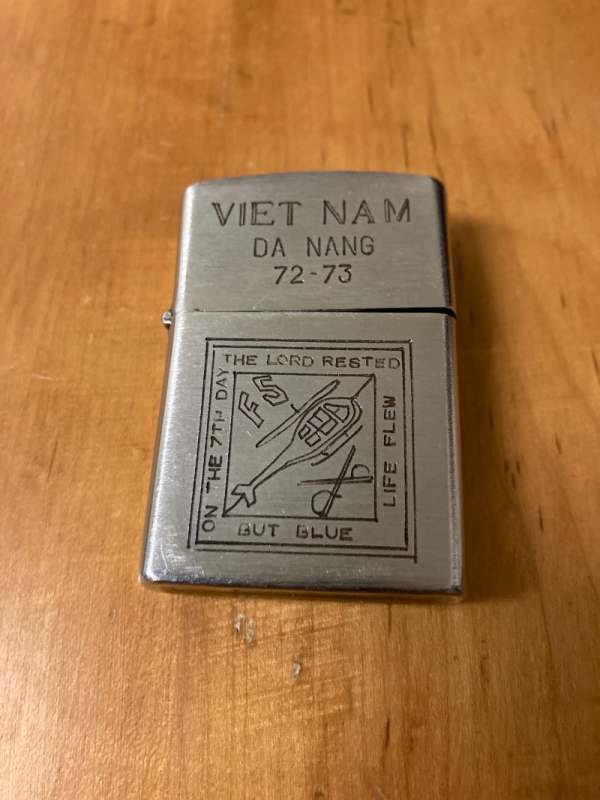 1972 - 1973 Vietnam Zippo Lighter - UNOFFICIAL MILITARY