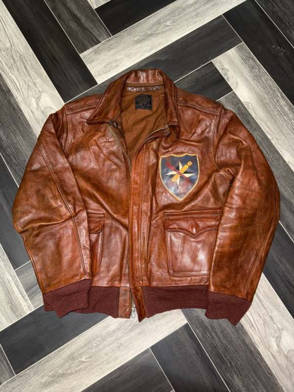 Thrifted a Vintage A-2 patched - FLIGHT CLOTHING - U.S. Militaria