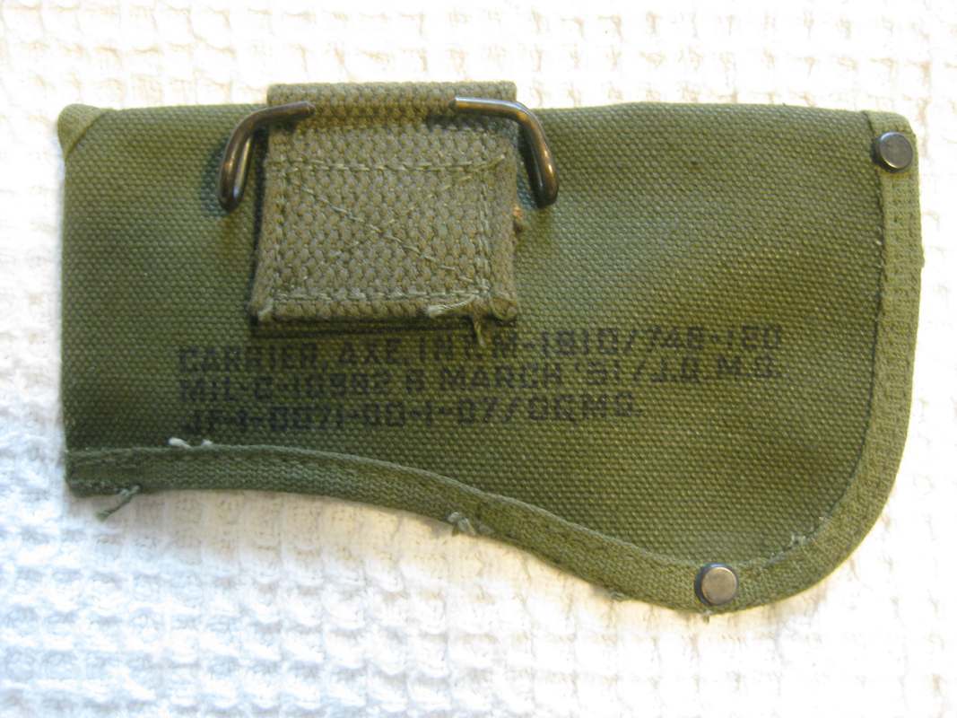 Axe intrenching m 1910 korean war issue field personal gear