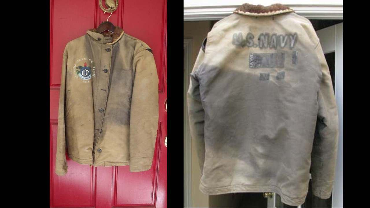 When the Navy issued the first khaki N-1 winter (deck) jackets
