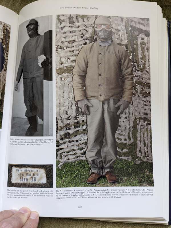 When the Navy issued the first khaki N-1 winter (deck) jackets