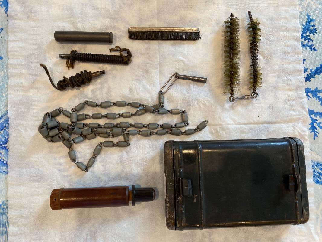 Captured RG34 Cleaning Kit with American Contents as used by a