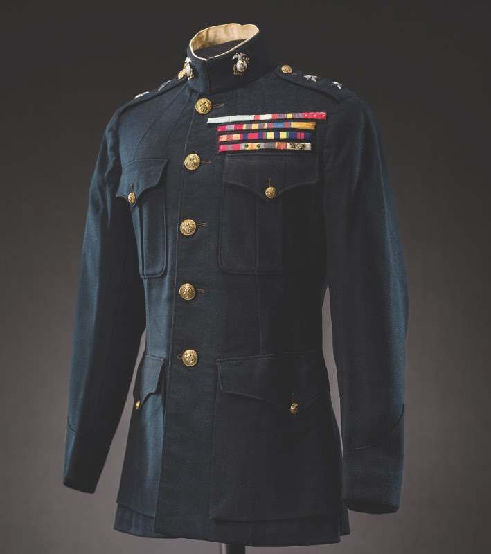 what color shoes match a blue dress WW2 USMC Marines Corps Blues Dress Uniform Suit Jacket w/ Chevron Stri –  The Fuzzy Felt main image 1