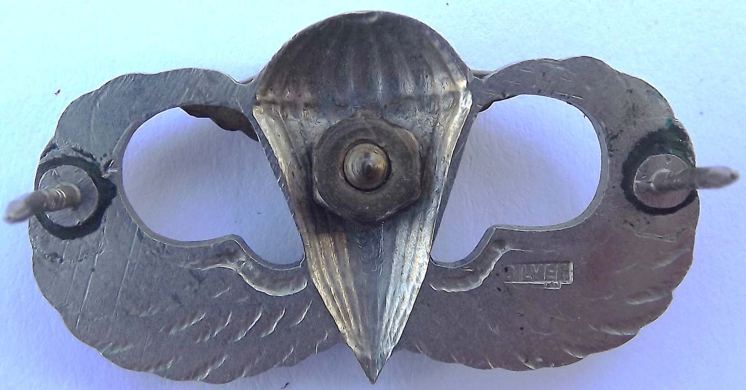 Japanese occupation era SILVER hallmarked possibly medic modified