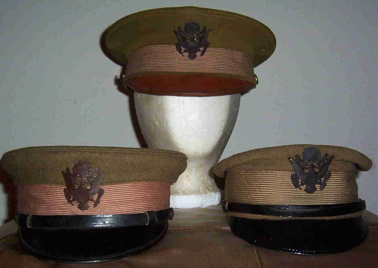 Early 20th Century Army Officer headgear - UNIFORMS - U.S.